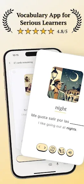 Vocabulary flashcards: Vocabuo screenshot 1