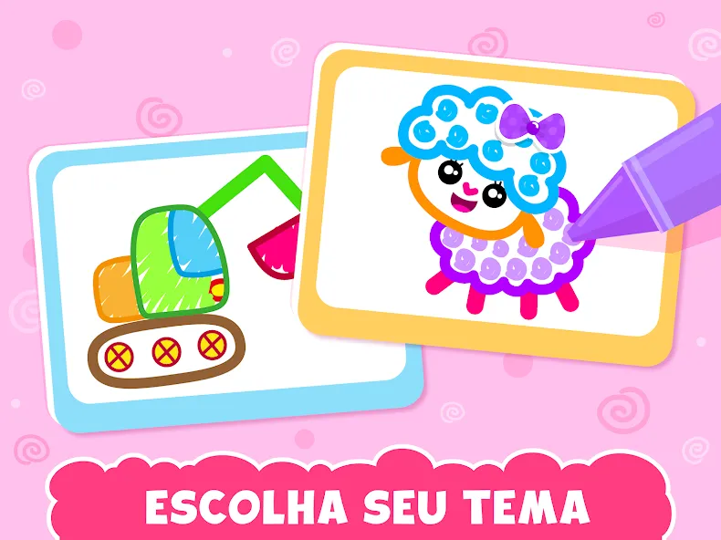 Bini Jogos de pintar e colorir screenshot 7