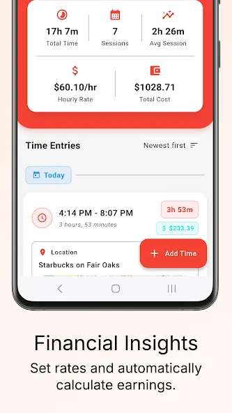 Daypad - Simple Time Tracker screenshot 3