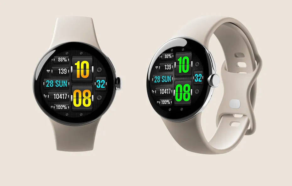 Digital FLIP WS16 Watch face screenshot 2