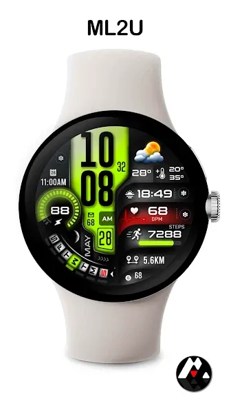 ML2U 260 Watch Face screenshot 3