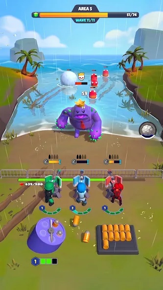 Bullet Heroes: TD RPG Shooter screenshot 1