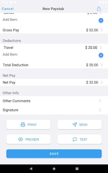Paystub Maker screenshot 8