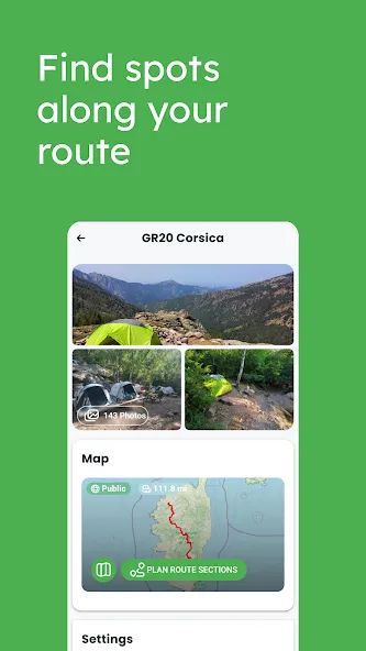 TrekSpots | Tent camping map screenshot 5