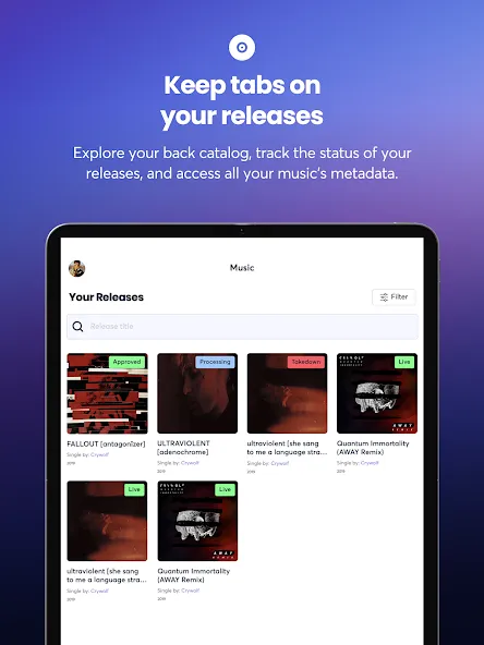 Ditto Music screenshot 10
