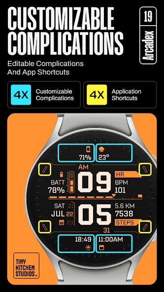 TKS 19 Arcadex Watch Face screenshot 5