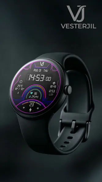 VJ-Avionics Digital Watch Face screenshot 2