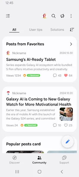 Samsung Members screenshot 2