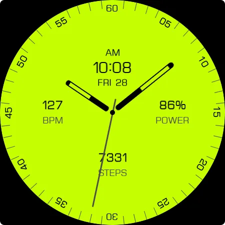 Key107 Analog Watch Face screenshot 30