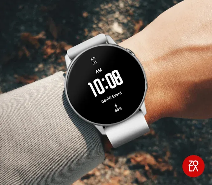 Black Elegant Watch Face screenshot 3