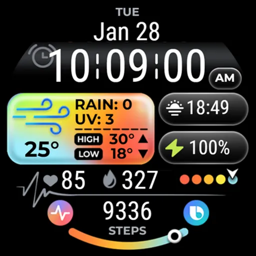 Weather Watch Face - OMG 101 screenshot 30