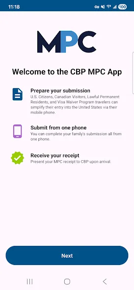 Mobile Passport Control screenshot 1