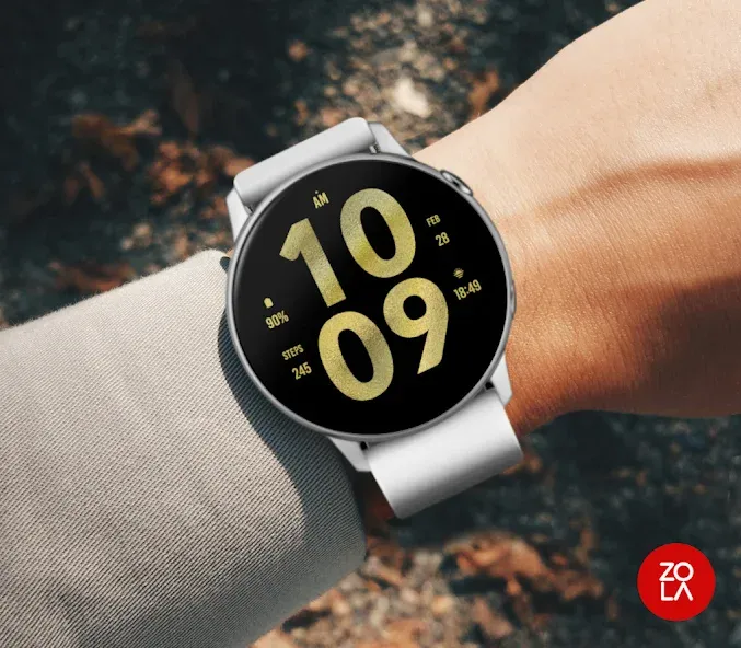 Big Gold Watch Face screenshot 3