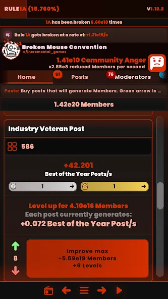 Rule1A Incremental: Idle Forum screenshot 2