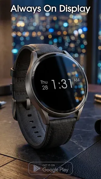 Digital watch face D32 screenshot 5