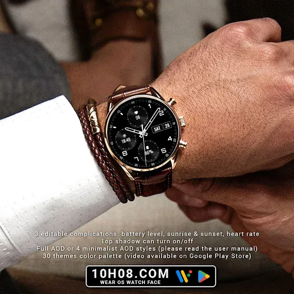 Watch face 10h08.com #141 screenshot 3