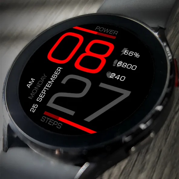 Key073 Digital Watch Face screenshot 1