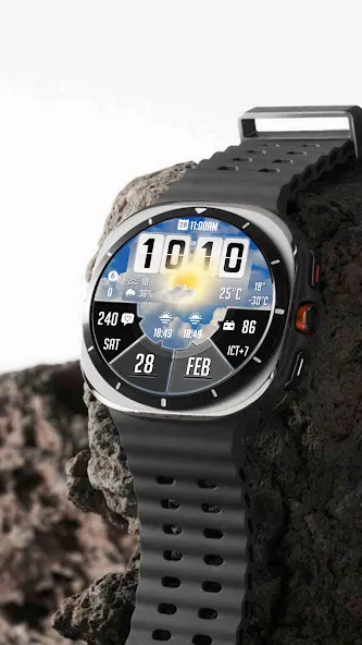 N-SPORT550 FlipDial Watch Face screenshot 8