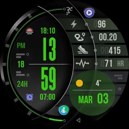 KF178 WATCH FACE screenshot 12