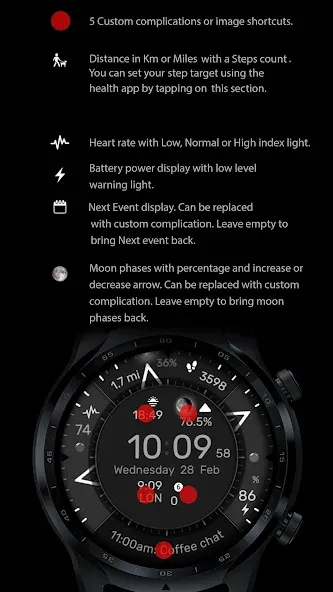 Digital Watch Face CRC094 screenshot 2