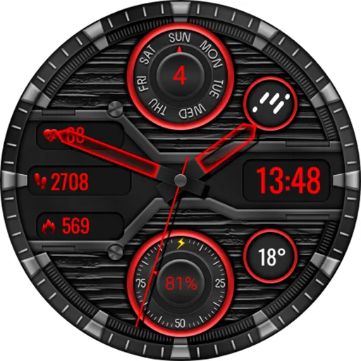 Hibrid Nezer Watch Face screenshot 11