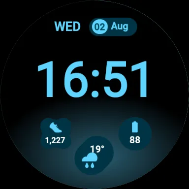Minimal - Wear OS 3 Watch Face screenshot 15