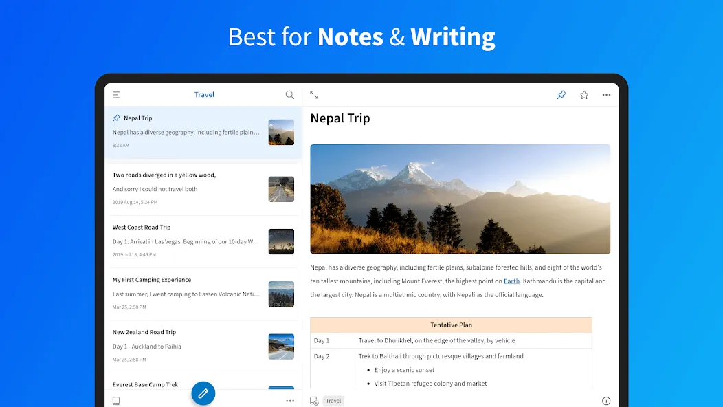 UpNote: notas, diario, todo screenshot 7
