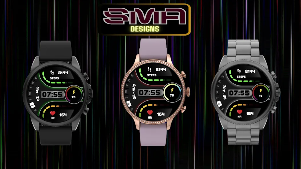 Vital View Watch Face SAM-24 screenshot 5