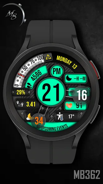 Hybrid Watch Face MB362 screenshot 4