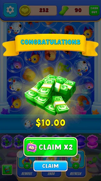 Ocean Match 3: Lucky Puzzle screenshot 2