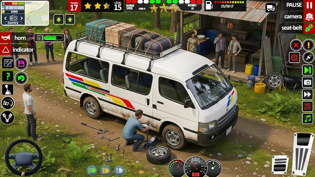 City Mini bus Driving Games screenshot 3