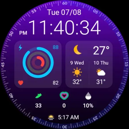 MIMIX Simple Weather Watchface screenshot 28