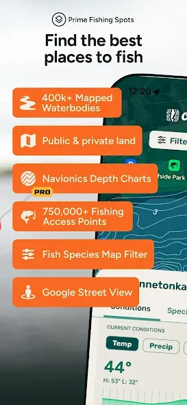 onWater Fish - Fishing Spots screenshot 2