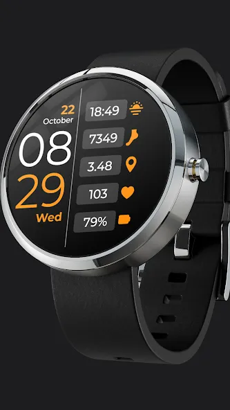 CC Clean 22 Watch Face screenshot 6