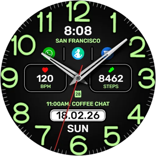WFP 222 Practical watch face screenshot 41