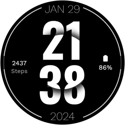 EXD030: Minimal Watch Face screenshot 13
