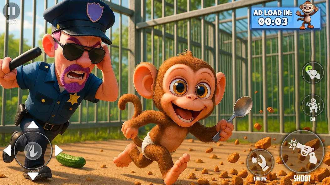 I Am a Monkey Prank Battle screenshot 3