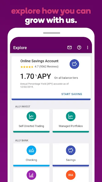 Ally Mobile: Banking & Investing screenshot 4