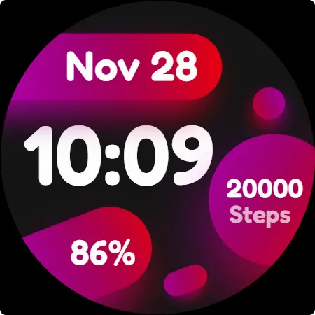 Simple Glob Watch Face screenshot 6