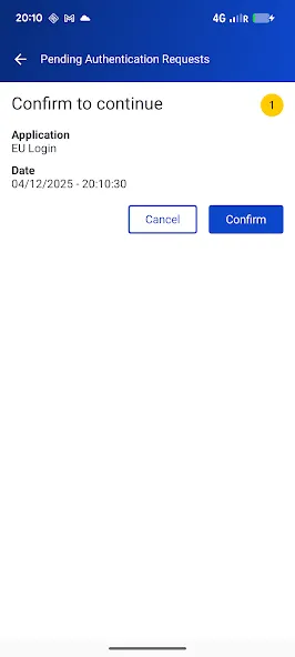 EU Login screenshot 5
