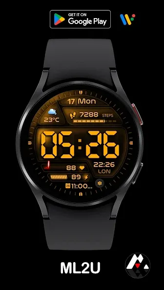 ML2U 229 Watch Face screenshot 5