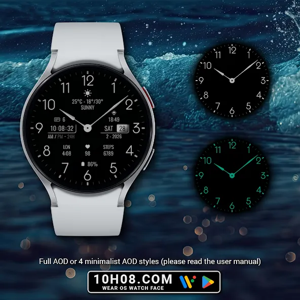 Watch face 10h08.com #132 screenshot 6