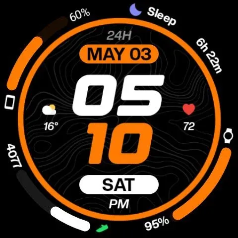 Night 96 - watch face screenshot 21
