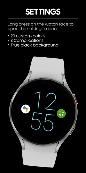 JHW Thin Plus: Watch face screenshot 3