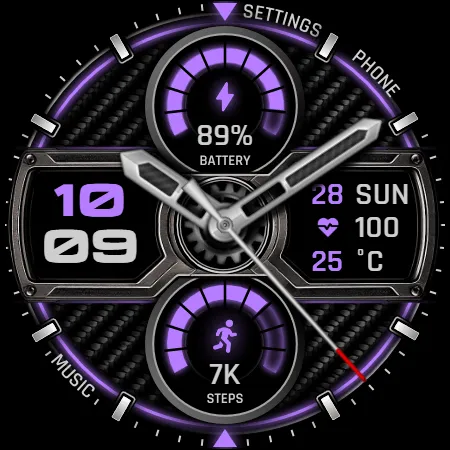 Phantom - Hybrid v4 watch face screenshot 14