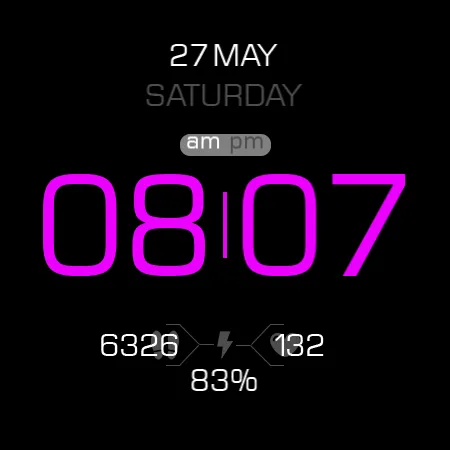 Key061 Digital Watch Face screenshot 25