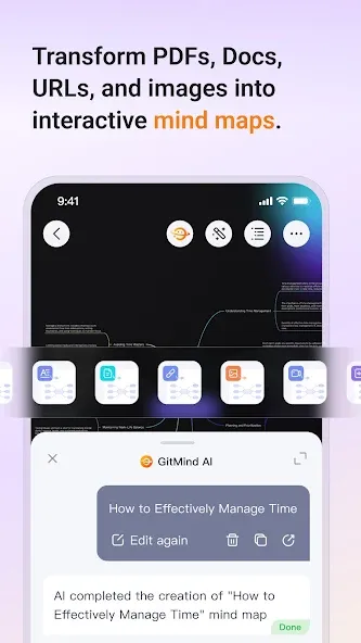 GitMind: AI Mind Mapping App screenshot 1