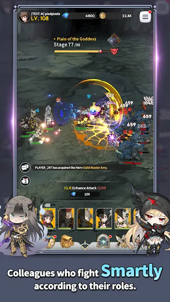 Gran Saga Idle:KNIGHTSxKNIGHTS screenshot 3