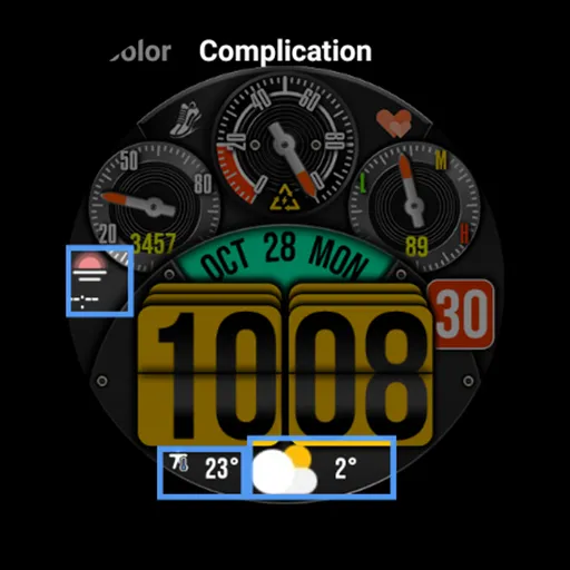 Digital Watch Face MB376 screenshot 27