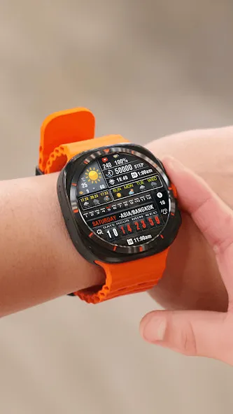 N-SPORT746 Digital Watch Face screenshot 7